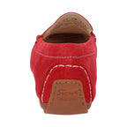 Sioux Carmona 700 Red Womens G Fit Suede Moccasins