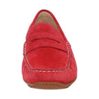 Sioux Carmona 700 Red Womens G Fit Suede Moccasins