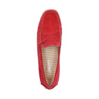 Sioux Carmona 700 Red Womens G Fit Suede Moccasins