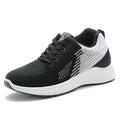 Womens Breathable Mesh Lightweight Low Top Lace Up Trainers