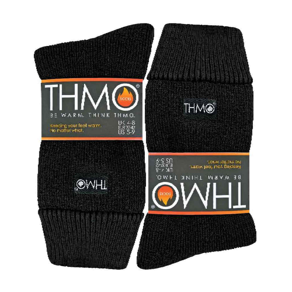 THMO Mens Thermal Indoor Slipper Socks with Grips Multipack Options