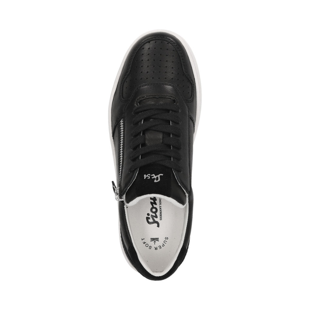 Sioux Tedroso Da 712 Black Womens G Fit Leather Trainers