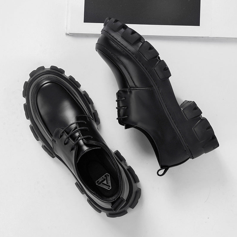 Mens EVA Height Increasing Platform Lace Up Lace Up Shoes