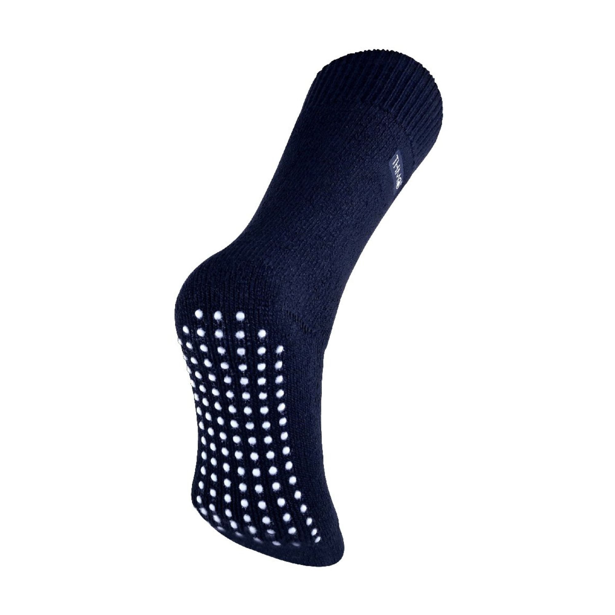 THMO Mens Thermal Indoor Slipper Socks with Grips Multipack Options