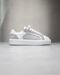 Blaekh Staple White Grey Trainers