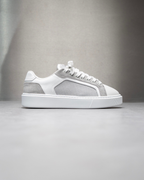 Blaekh Staple White Grey Trainers