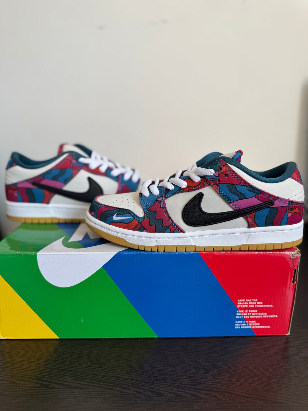 Nike SB Dunk Low Pro Parra Abstract Art Trainers