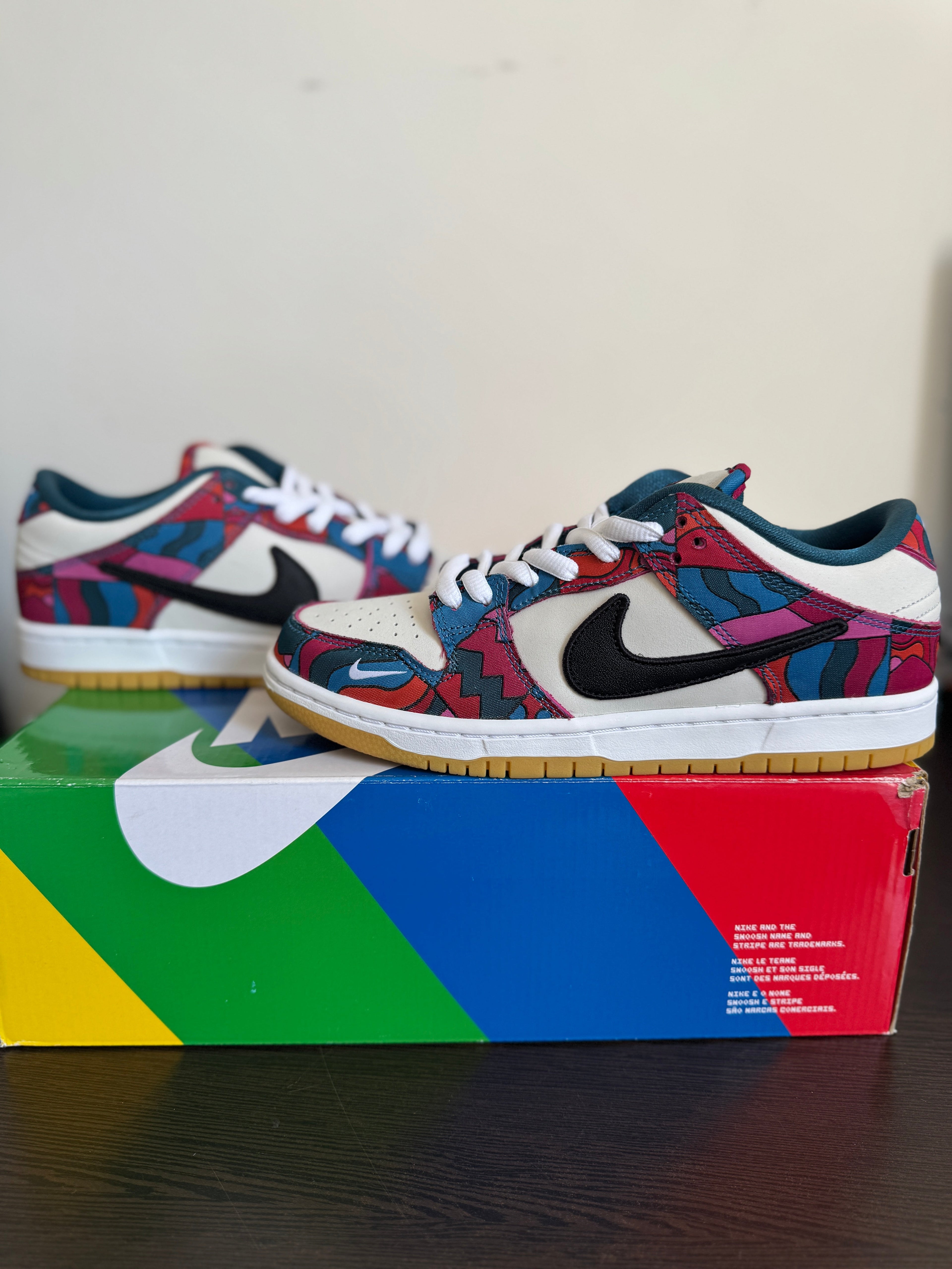 Nike SB Dunk Low Pro Parra Abstract Art Trainers