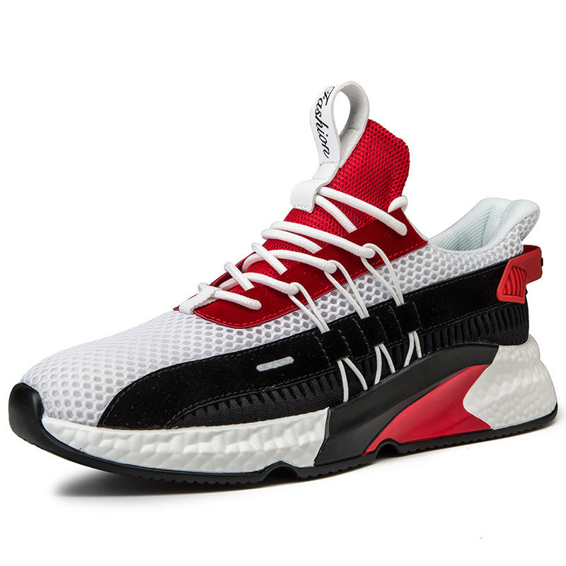 Mens EVA Breathable Lightweight Thick Sole Walking Shoes