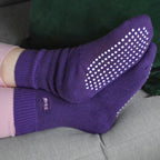 Sock Snob 3 Pack Womens Cosy Non Slip Thermal Slipper Socks with Grippers