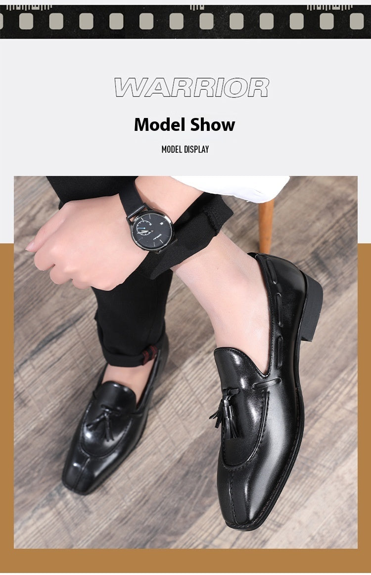 Mens Leather Breathable Shoes