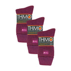 Sock Snob 3 Pack Womens Cosy Non Slip Thermal Slipper Socks with Grippers