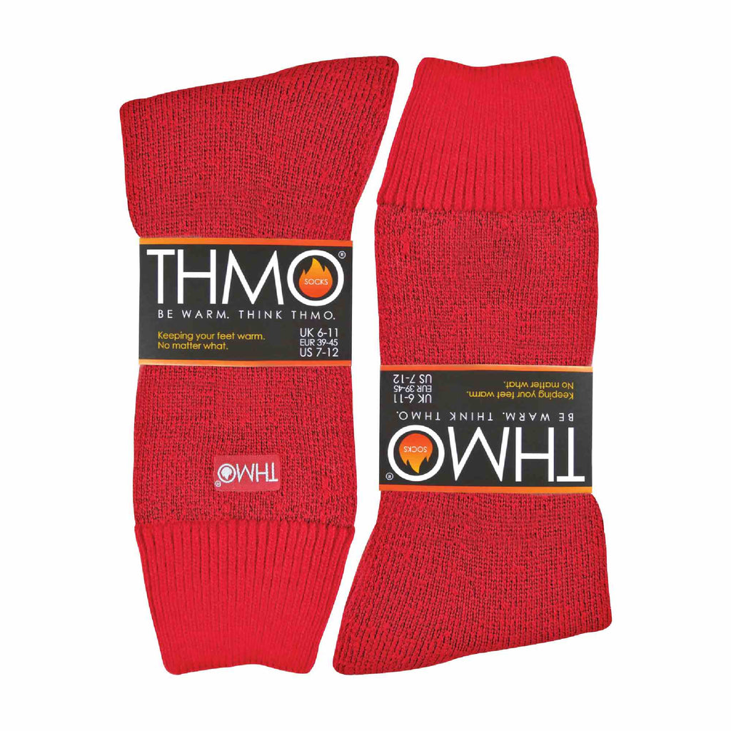 THMO Mens Thermal Indoor Slipper Socks with Grips Multipack Options