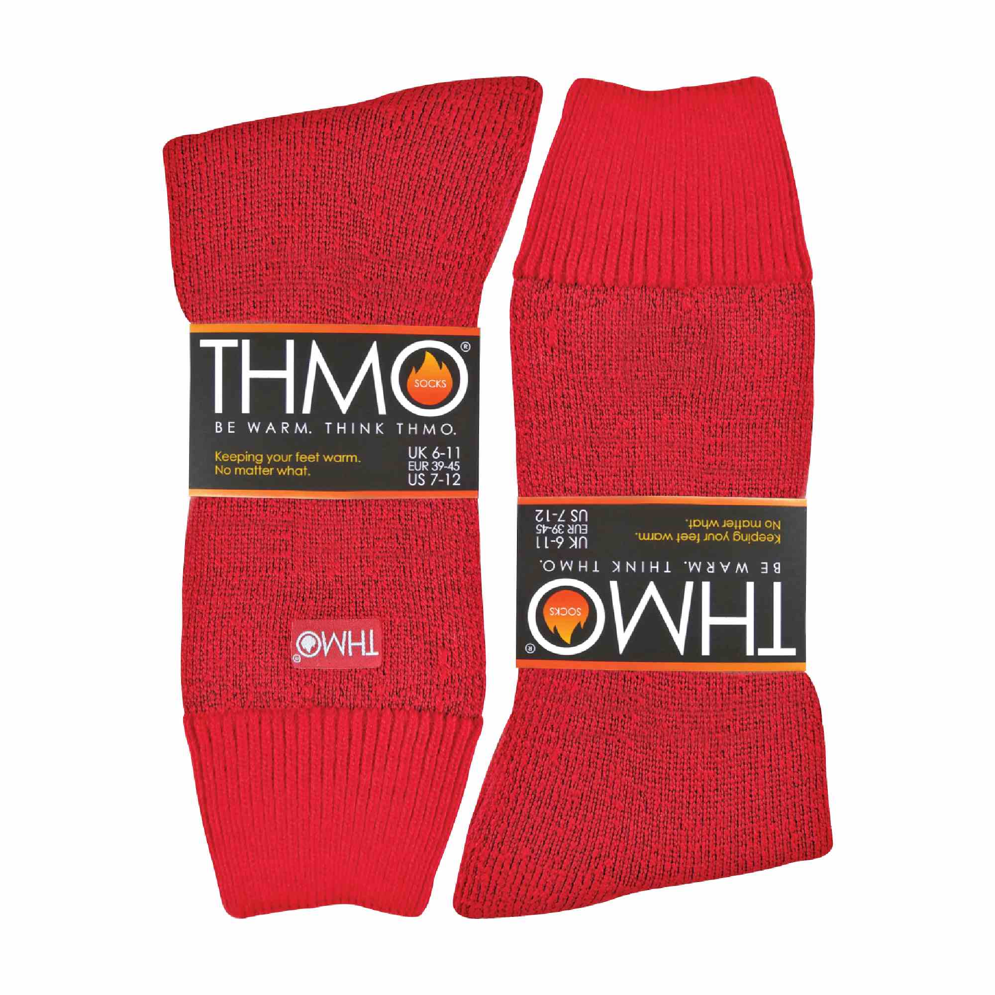 THMO Mens Thermal Indoor Slipper Socks with Grips Multipack Options