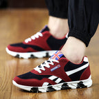 Mens Breathable Low Top Lace Up Trainers