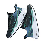 Mens Breathable Mesh Lightweight Round Toe Running Trainers