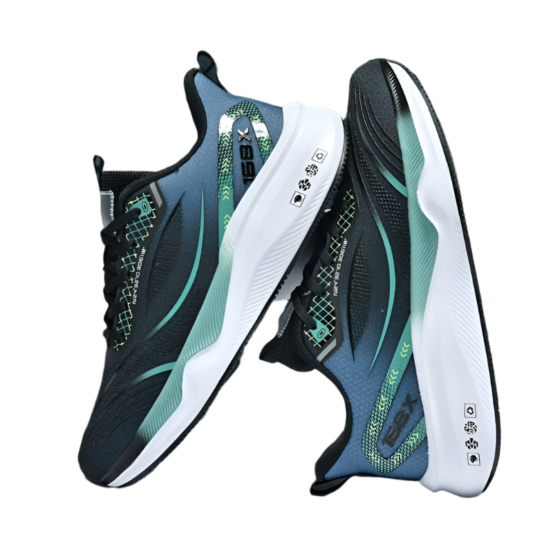 Mens Breathable Mesh Lightweight Round Toe Running Trainers