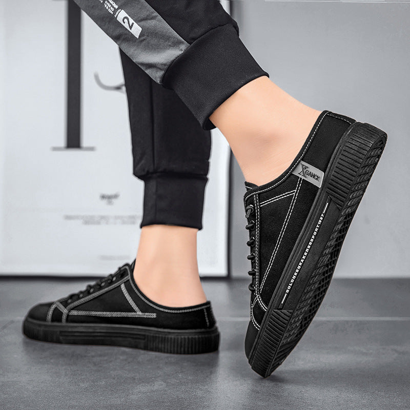 Mens Breathable Mesh Non Slip Low Top Round Toe Trainers