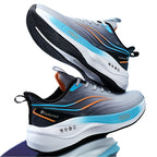Mens Non Slip Breathable Low Top Lace Up Running Trainers