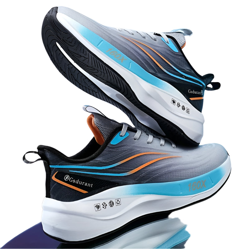 Mens Non Slip Breathable Low Top Lace Up Running Trainers