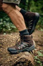 Grubs Quest Non Safety Waterproof Hiker Boots Mahogany