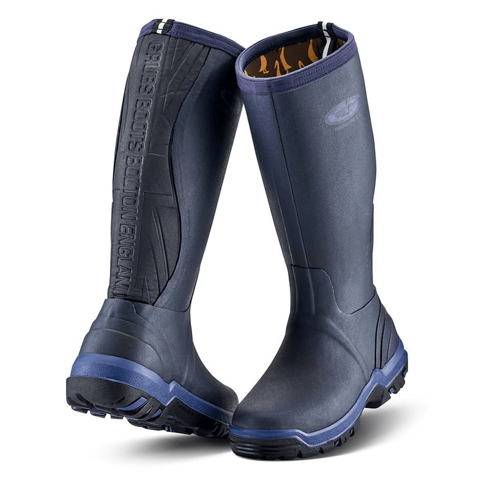 Grubs Rainline Lightweight Rubber Stretch Wellington Boots Welly