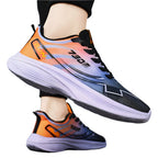 Mens Breathable Low Top Lace Up Round Toe Trainers