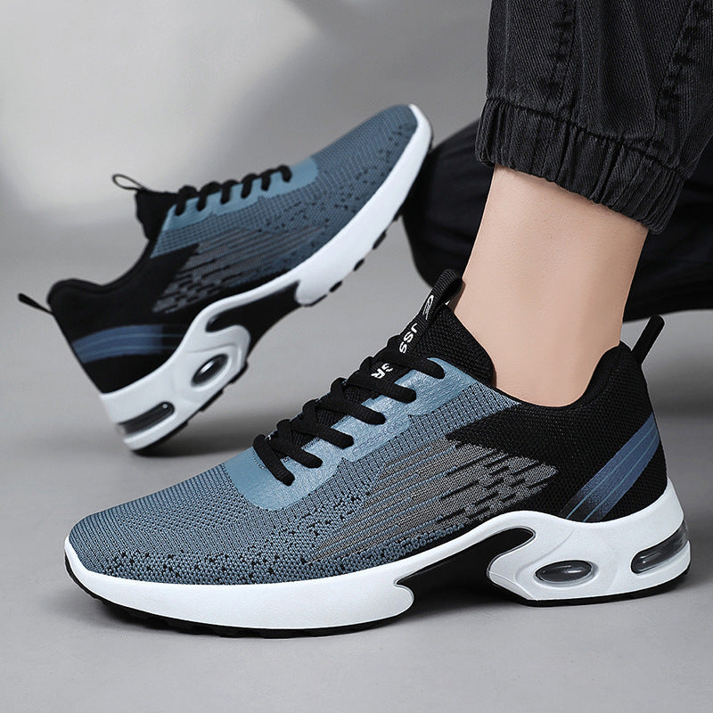 Breathable Lightweight Low Top Round Toe Trainers