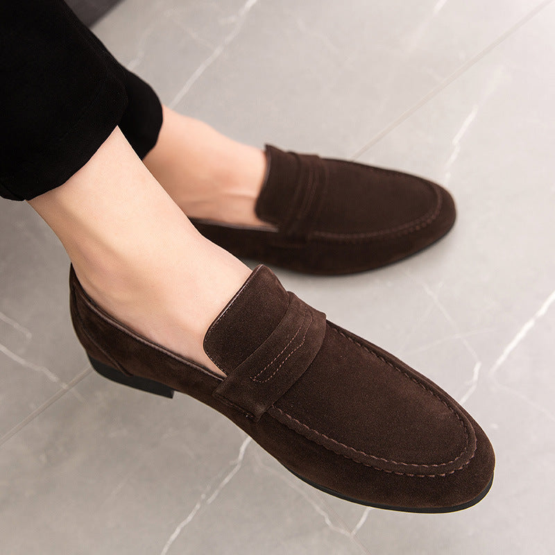 Mens High Top Slip On Casual Shoes