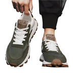 Mens EVA Low Top Lace Up Round Toe Running Trainers