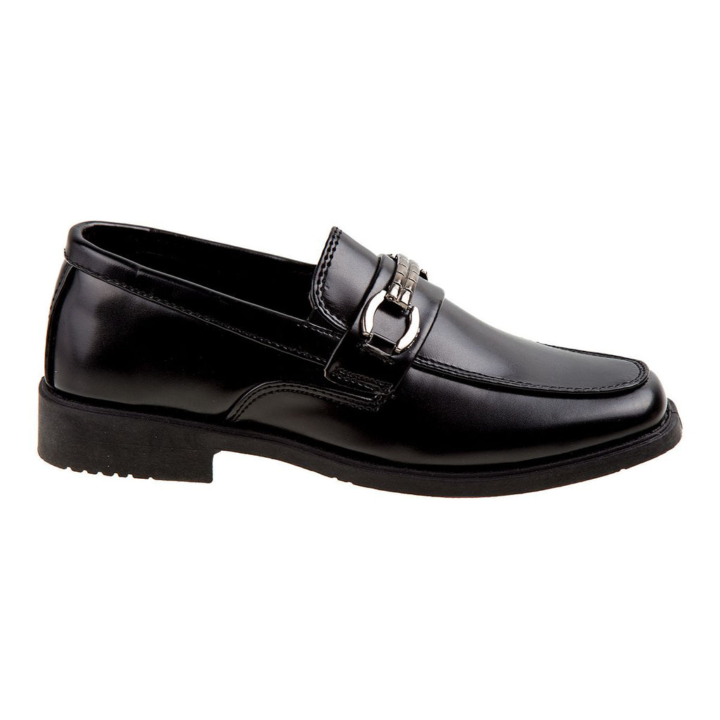 Leather Slip On Black Dress Shoes