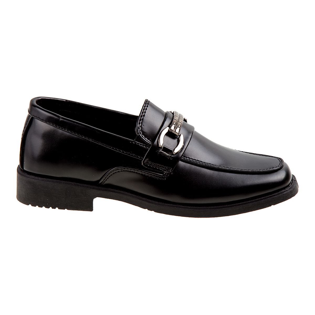 Leather Slip On Black Dress Shoes