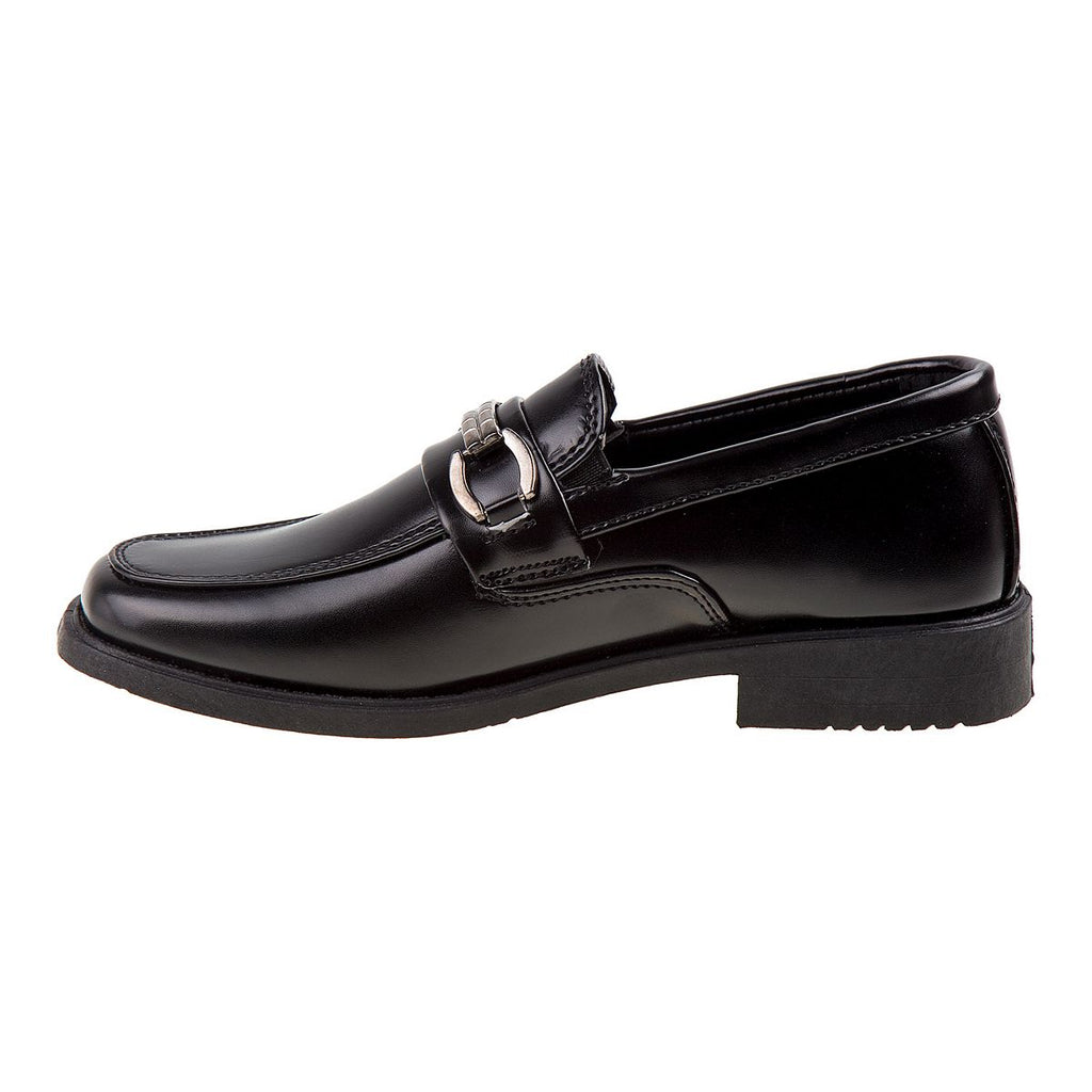Leather Slip On Black Dress Shoes