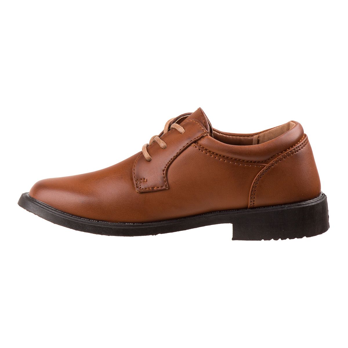Leather Slip On Round Toe Dress Shoes