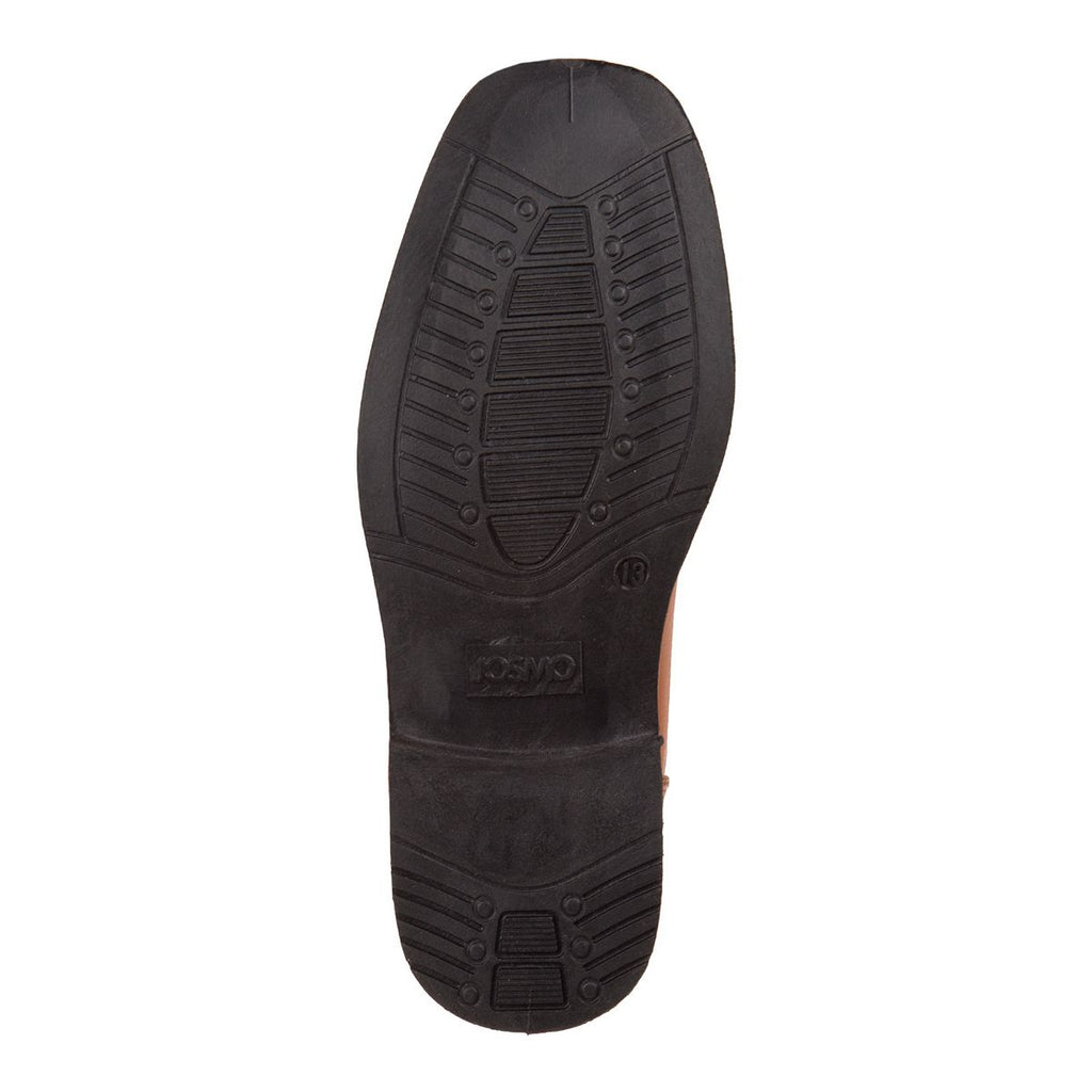 Leather Slip On Round Toe Dress Shoes