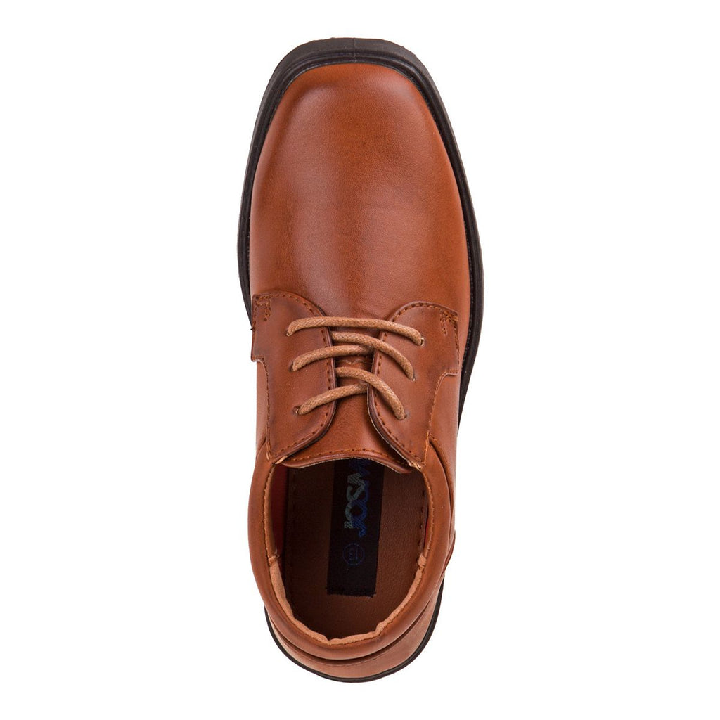 Leather Slip On Round Toe Dress Shoes