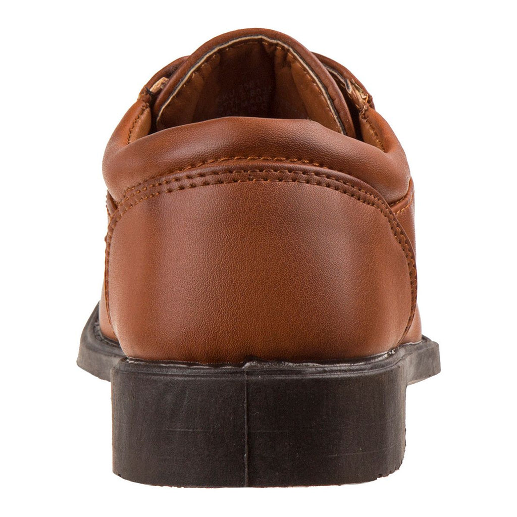 Leather Slip On Round Toe Dress Shoes
