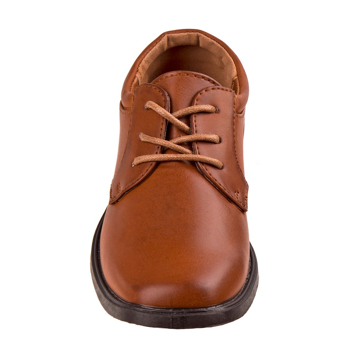 Leather Slip On Round Toe Dress Shoes