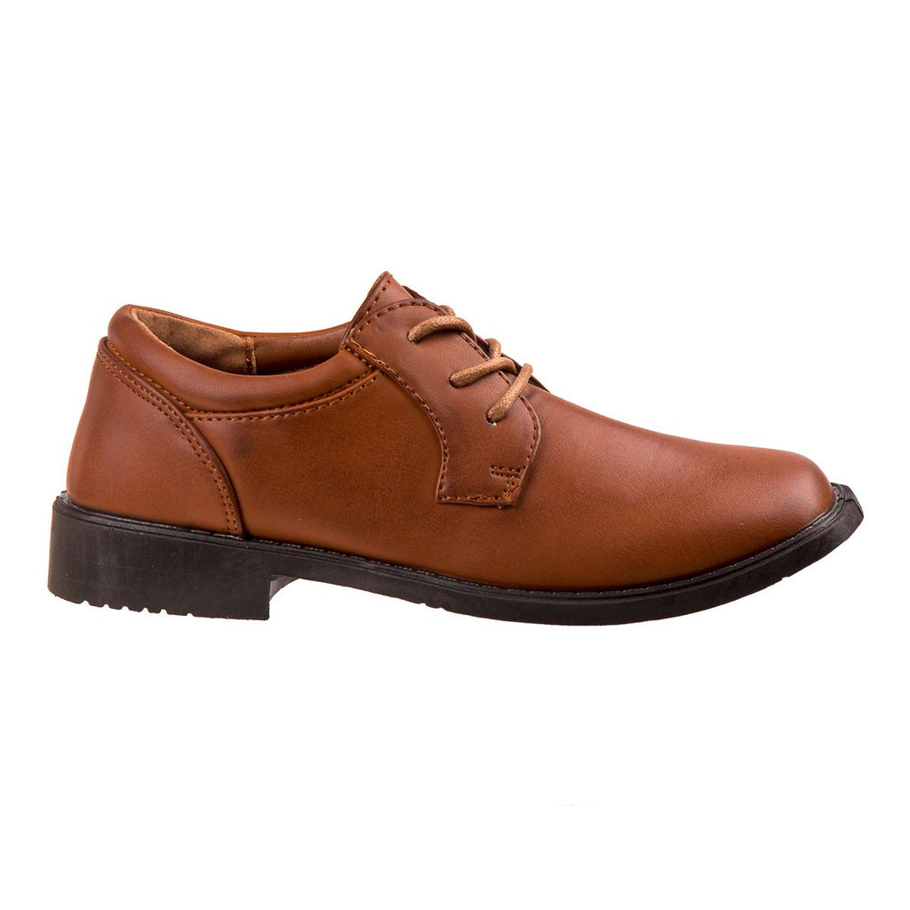 Leather Slip On Round Toe Dress Shoes