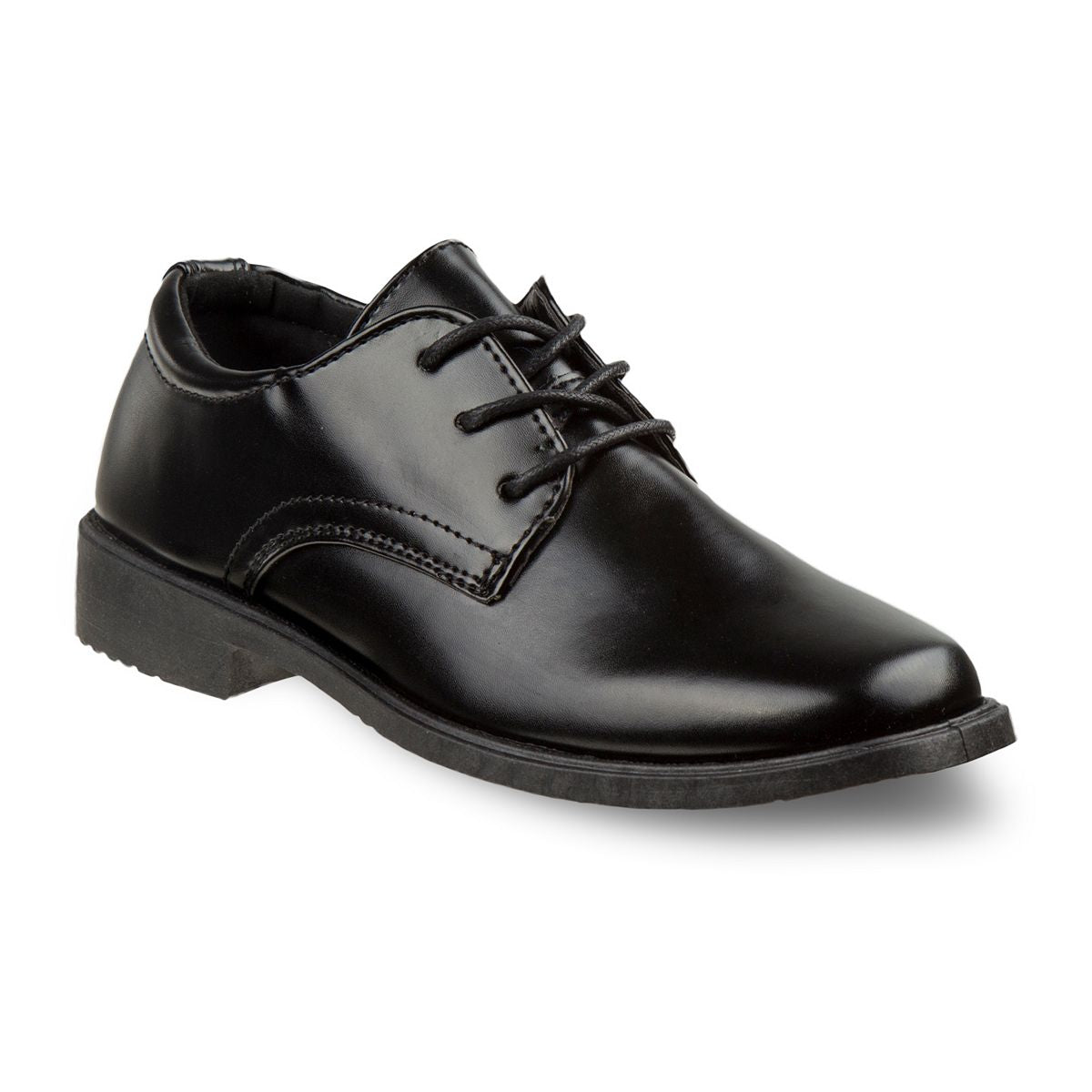 Leather Slip On Round Toe Dress Shoes