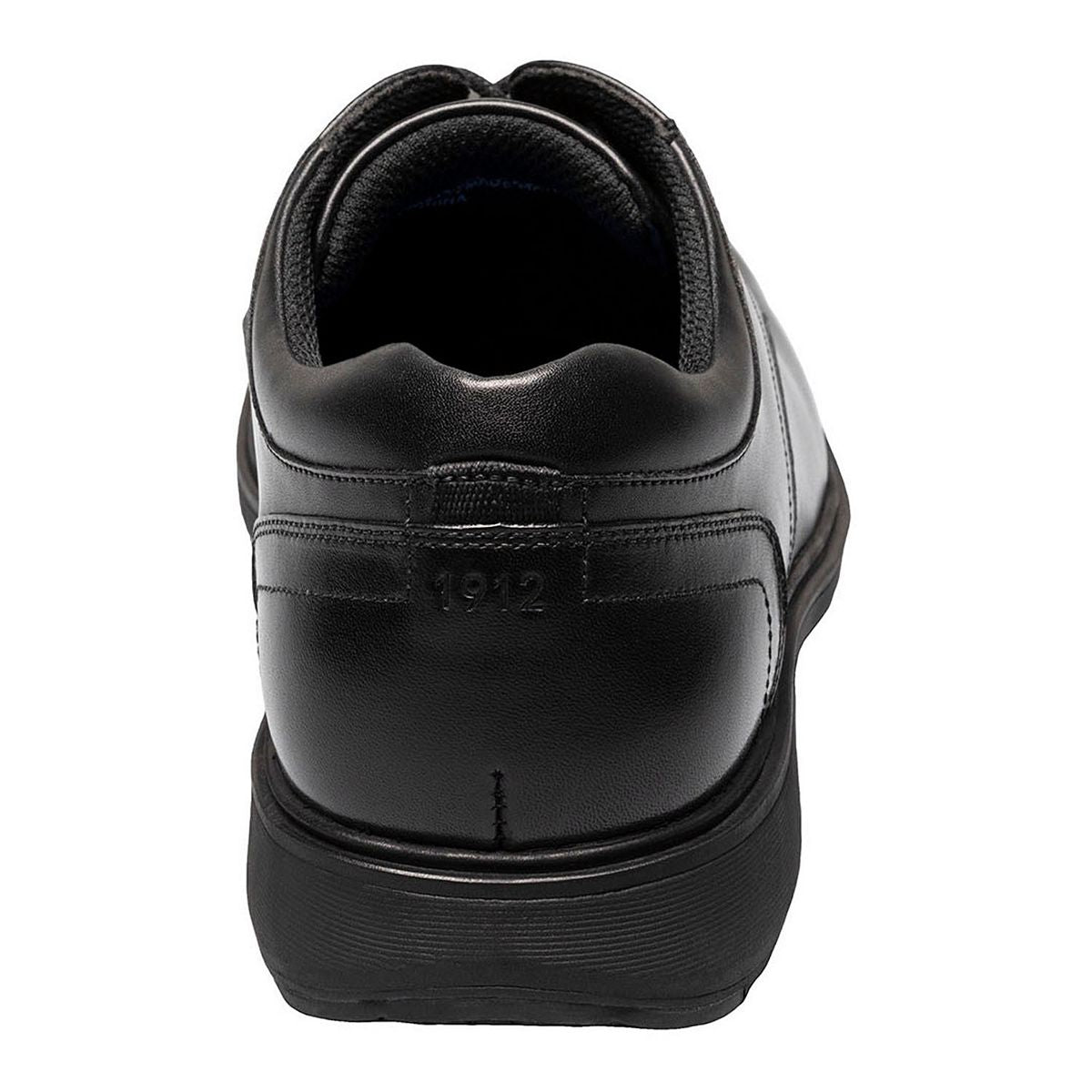Mens EVA Breathable Memory Foam Lace Up Black Walking Shoes