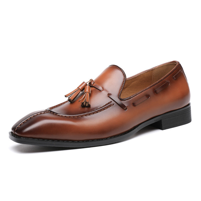 Mens Leather Breathable Shoes