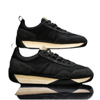 Mens Breathable Low Top Lace Up Round Toe Trainers