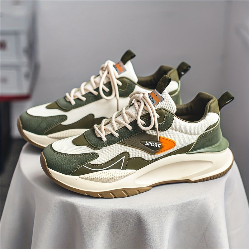 Mens Non Slip Low Top Round Toe Trainers