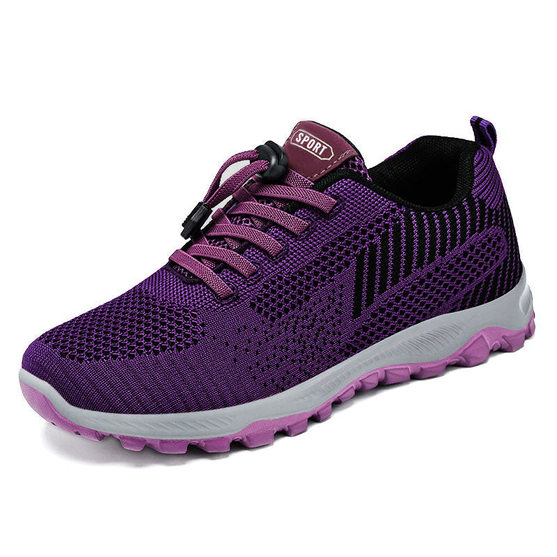 Unisex Breathable Mesh Round Toe Running Trainers
