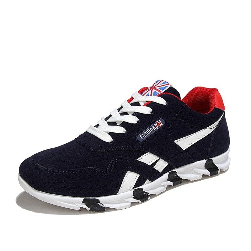 Mens Breathable Low Top Lace Up Trainers