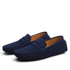 Mens Leather Anti Skid Round Toe Casual Shoes