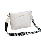 Lingge Embroidered Small Chain Crossbody Bag