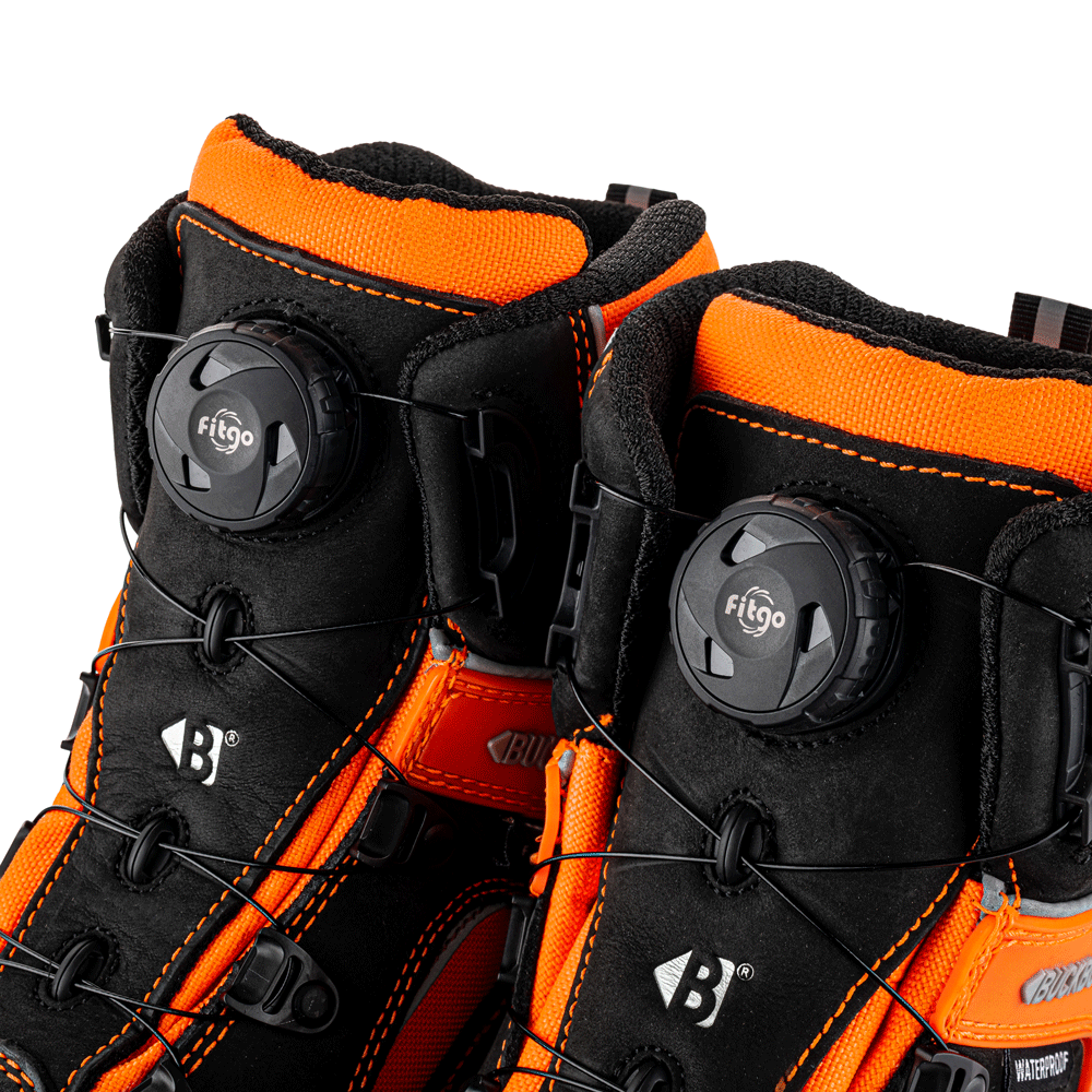 Buckler BVIZ7 Water Resistant Composite Safety Boots Black / Orange