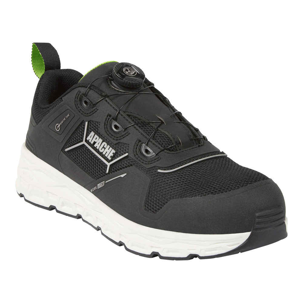Apache Chatham Composite Lightweight Safety Trainers Black